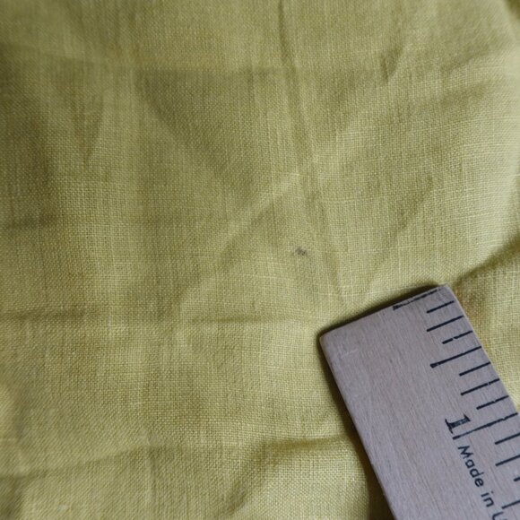 Eileen Fisher Womens Dress Small Yellow Solid 100% Linen Sleeveless A-Line - Picture 8 of 10